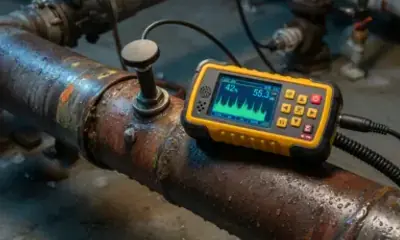 Detección de una fuga de agua con equipo electrónico