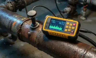 Detección de una fuga de agua con equipo electrónico