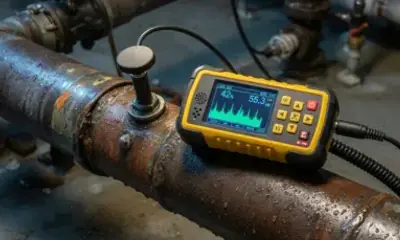 Detección de una fuga de agua con equipo electrónico