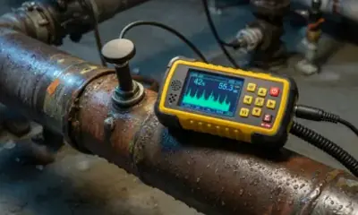 Detección de una fuga de agua con equipo electrónico