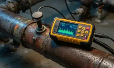 Reparación de una tubería con filtración de agua