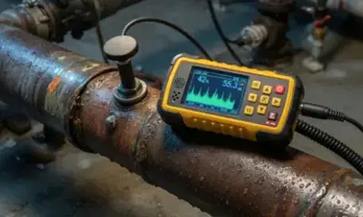 Reparación de una tubería con filtración de agua