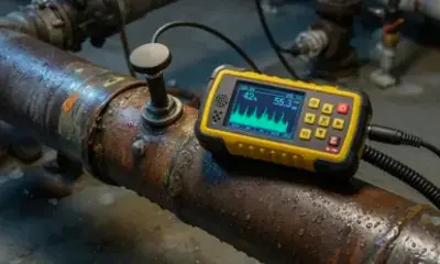 Detección de una fuga de agua con equipo electrónico