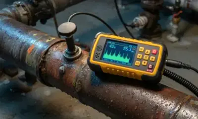 Detección de una fuga de agua con equipo electrónico