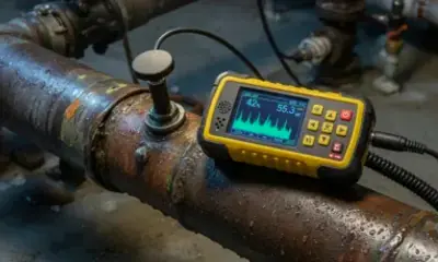 Detección de una fuga de agua con equipo electrónico