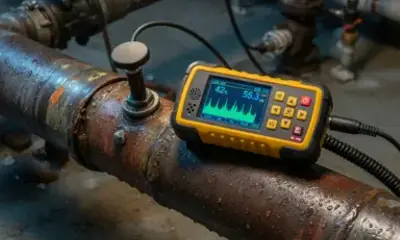 Detección de una fuga de agua con equipo electrónico