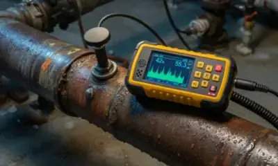 Detección de una fuga de agua con equipo electrónico