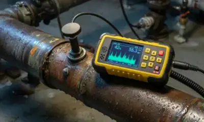 Reparación de una tubería con filtración de agua