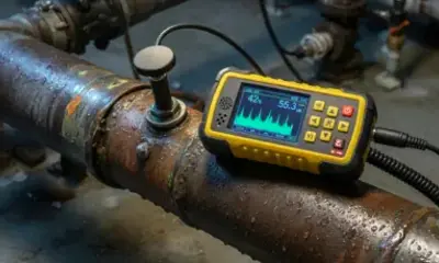 Reparación de una tubería con filtración de agua