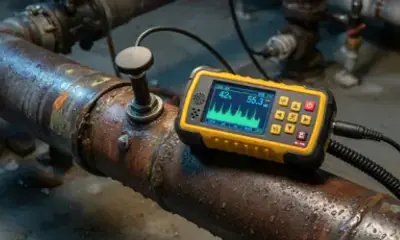 Reparación de una tubería con filtración de agua