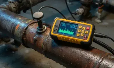 Reparación de una tubería con filtración de agua