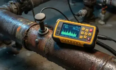 Reparación de una tubería con filtración de agua