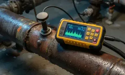Reparación de una tubería con filtración de agua