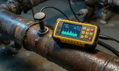 Reparación de una tubería con filtración de agua
